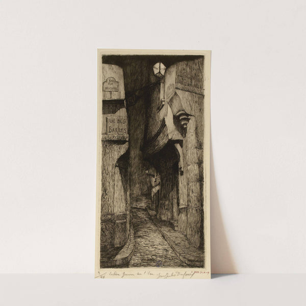 La Rue Grenier sur l’Eau by Jean-Jules Dufour