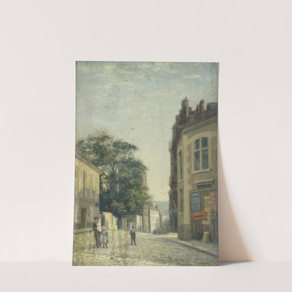 La rue Lhomond, au droit de la rue Vauquelin by Paul Martellière