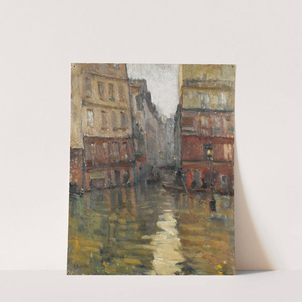 La rue Maître-Albert (inondations de 1910) by Germain Eugène Bonneton