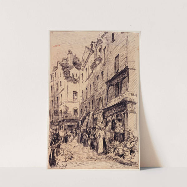 La rue Mouffetard by Camille Bourget