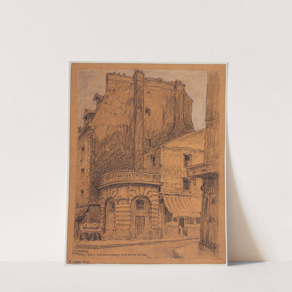 La rue Mouffetard et la rue du Pot-de-fer by Ferdinand Boberg