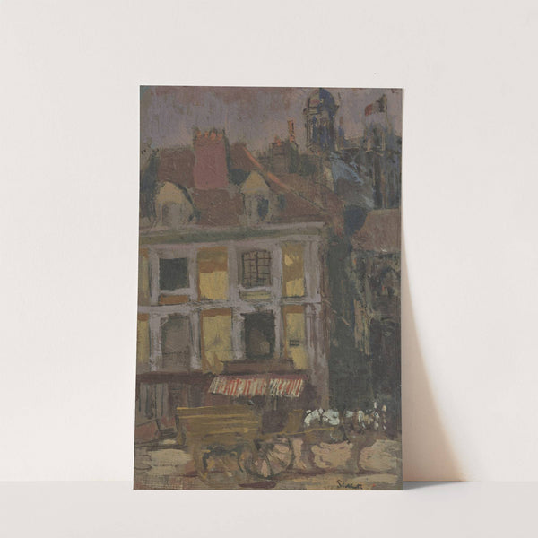 La Rue Notre Dame and the Quai Duquesne (1899) by Walter Richard Sickert