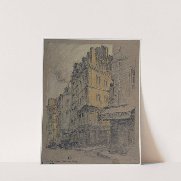 La rue Poissonnière et la rue de Cléry by Ferdinand Boberg