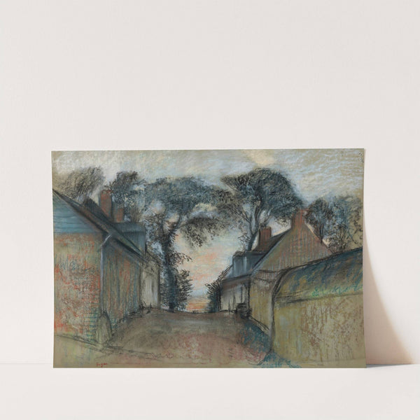 La Rue Quesnoy À Saint-Valéry-Sur-Somme (1895-98) by Edgar Degas