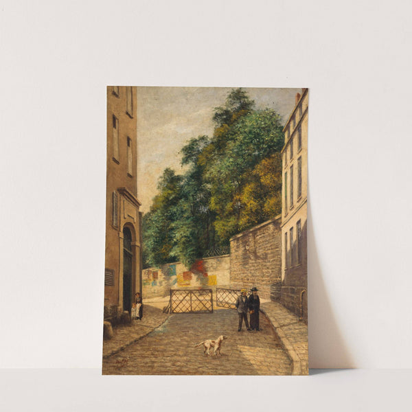 La rue Rataud by Paul Martellière