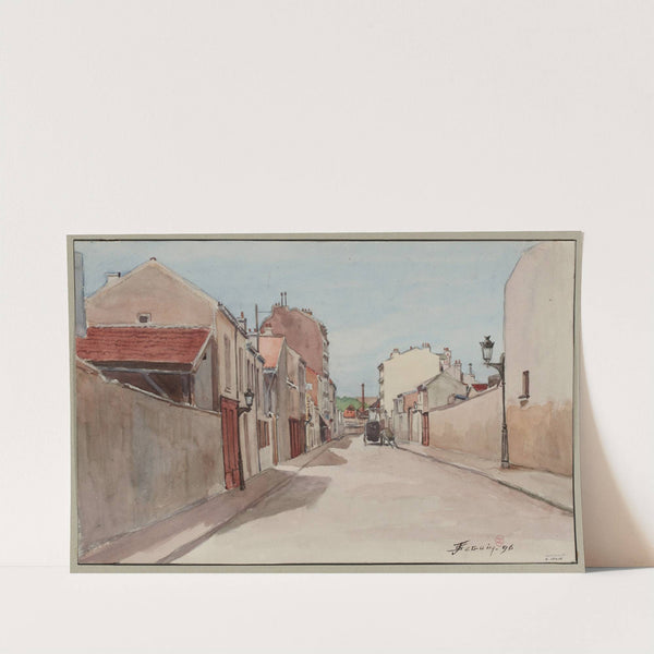 La rue Rosenwald, de la rue des Morillons à la rue de Vouillé, Vaugirard (1896) by F. Séguin