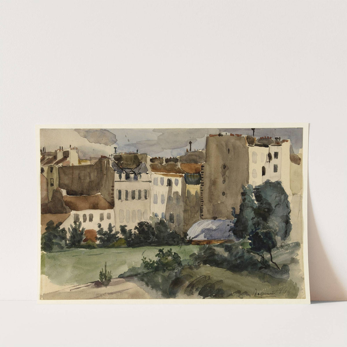 La rue Rousselet (1864) by Félix Bracquemond