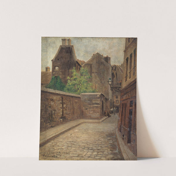 La rue Saint-Julien-le-Pauvre by Fernand Maillaud