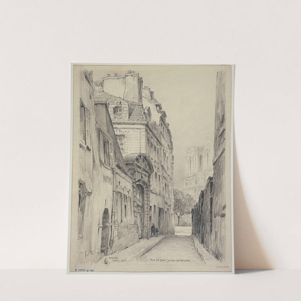 La rue Saint-Julien-le-Pauvre by Ferdinand Boberg