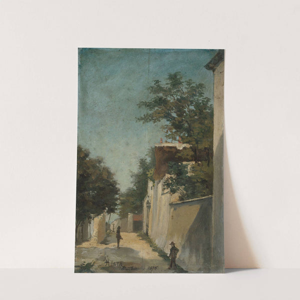 La rue Saint-Vincent à Montmartre, 18ème arrondissement by Louis Hista