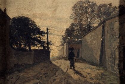 La Rue Saint-Vincent à Montmartre