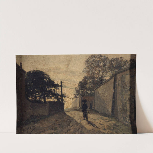 La Rue Saint-Vincent à Montmartre by Edmond Charles Joseph Yon