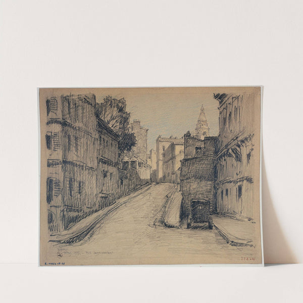 La rue Saint-Vincent by Ferdinand Boberg