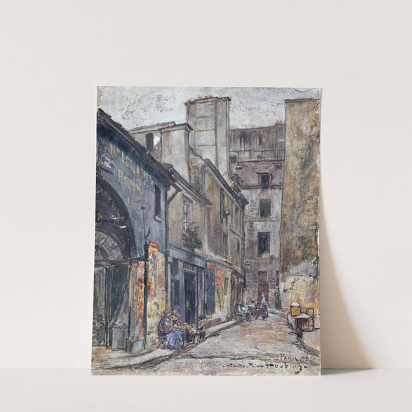 La rue Taille-Pain (1898) by Frédéric Houbron