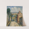 La rue Thuringe, Bonsecours, Rouen by Gustave Loiseau