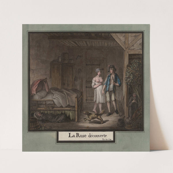 La ruse découverte (1789) by Jean Jacques Lequeu