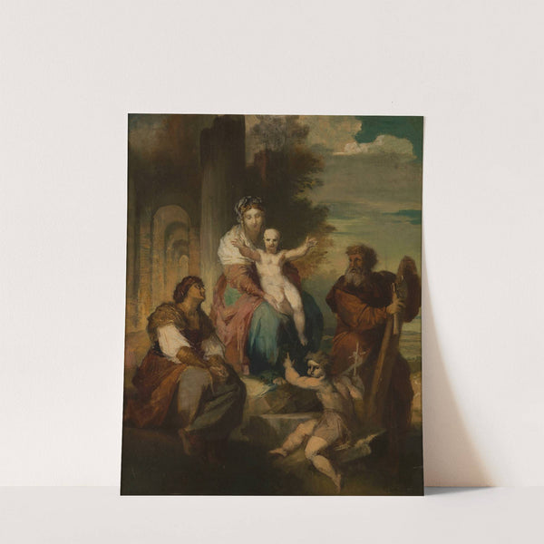 La Sainte-Famille by Xavier-Alphonse Monchablon