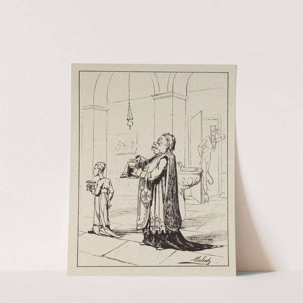 La sainte messe. L’entrée en scène by Moloch (Alphonse Hector Colomb)