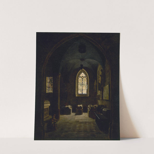 La Salle du XIIIe siècle au musée des Monuments Français (1816) by Léon-Mathieu Cochereau