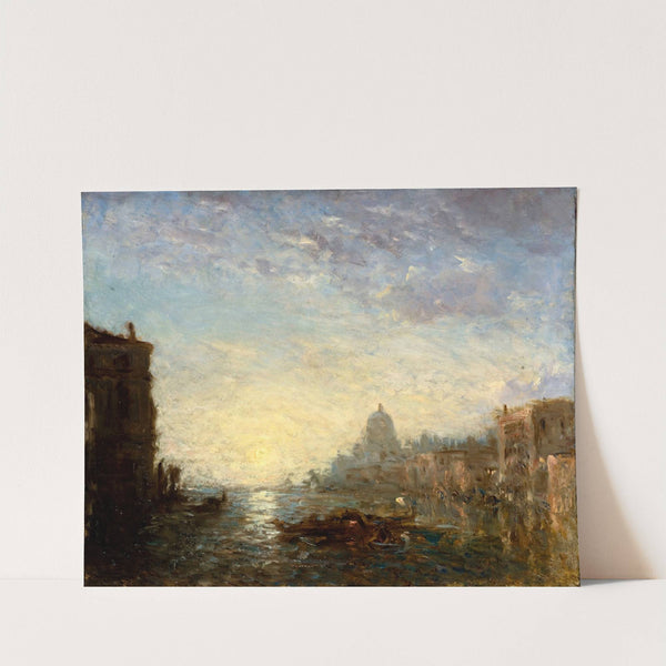 La Salute, effet de matin (1880-1890) by Félix Ziem