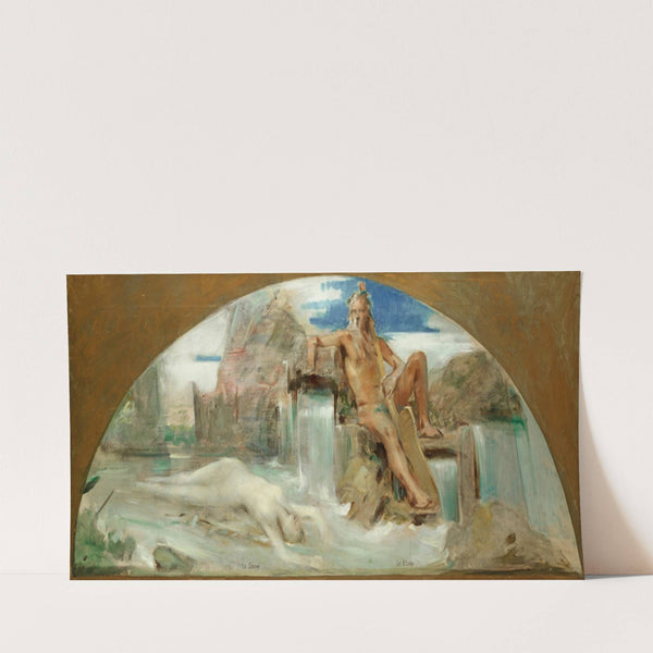 La Saone et Le Rhone by Léon François Comerre