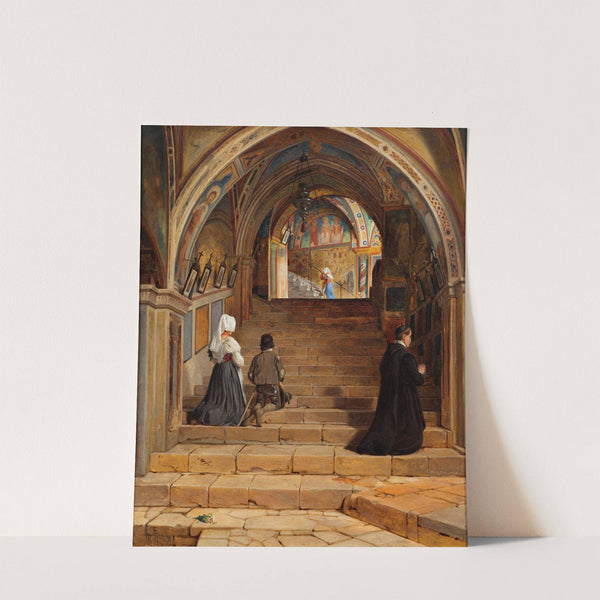 La Scala Santa at the Monastery San Benedetto near Subiaco by Jørgen Roed