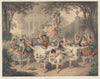 La scène de l’Opéra (Le pas des roses) ballet (1860-1869)