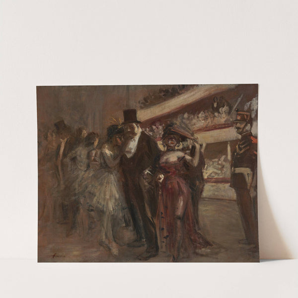 La scène d’Opéra (circa 1910) by Jean-Louis Forain