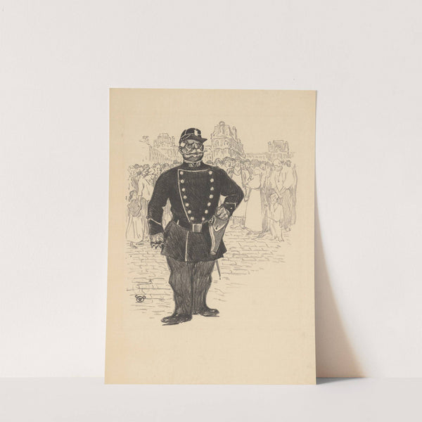 La sécurité des rues (1894) by Théophile Alexandre Steinlen