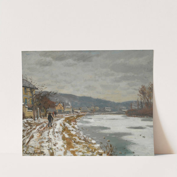 La Seine À Bougival (1869) by Claude Monet
