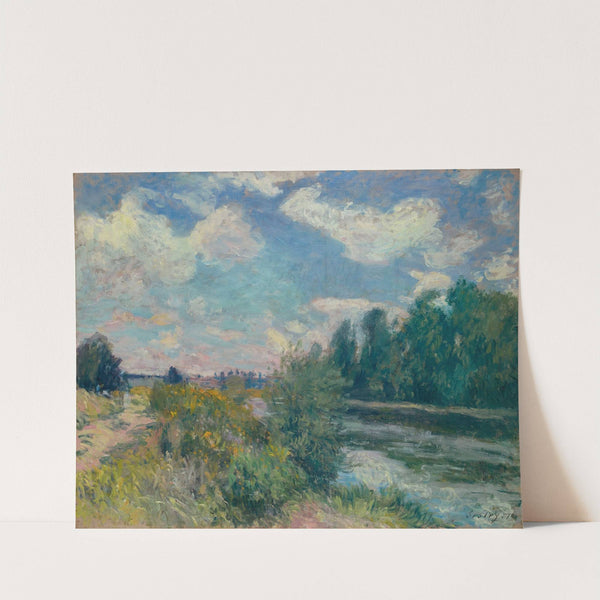 La Seine à Bougival (1876) by Alfred Sisley