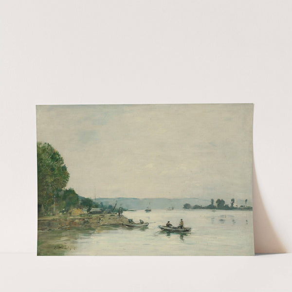 La Seine à Caudebec-en-Caux (1882) by Eugène Boudin