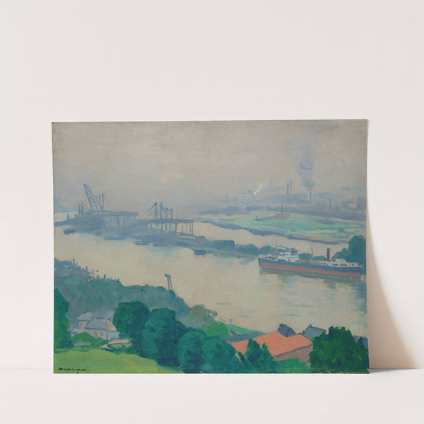 La Seine à Croisset (près de Rouen) (1927) by Albert Marquet