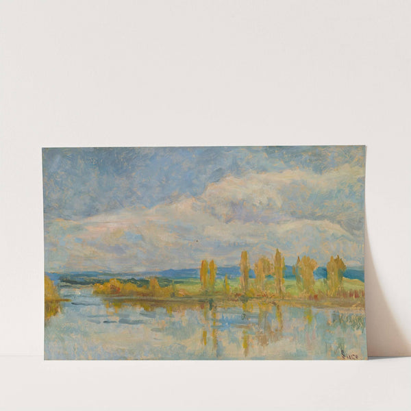 La Seine À Guernes by Maximilien Luce