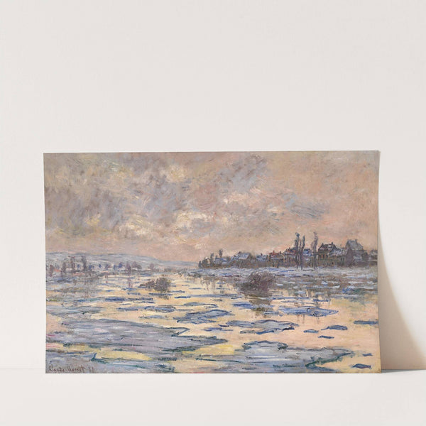 La Seine à Lavacourt, débâcle (1880) by Claude Monet