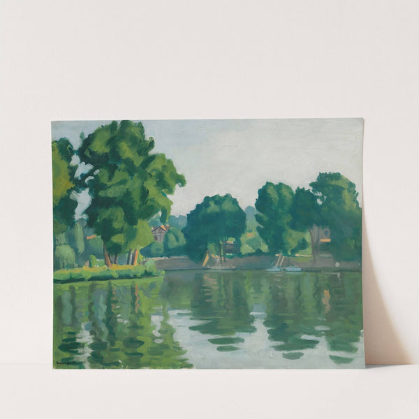 La Seine À Poissy (1929) by Albert Marquet