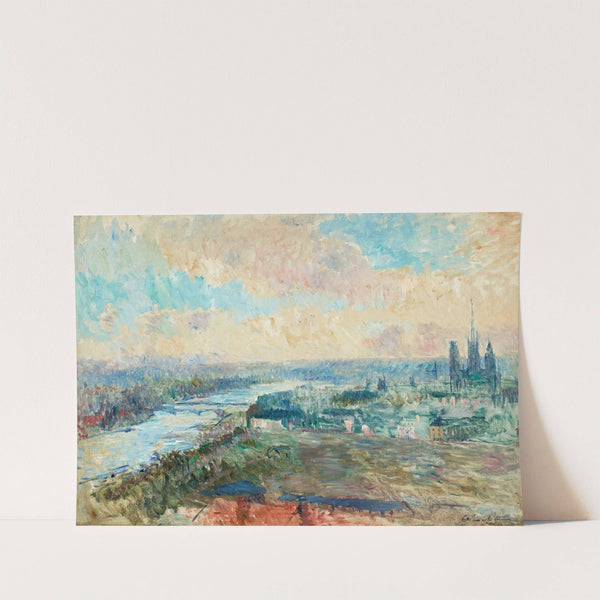 La Seine à Rouen (1905-1910) by Albert Lebourg
