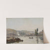 La Seine à Rouen (The Seine at Rouen) (1895) by Eugène Boudin