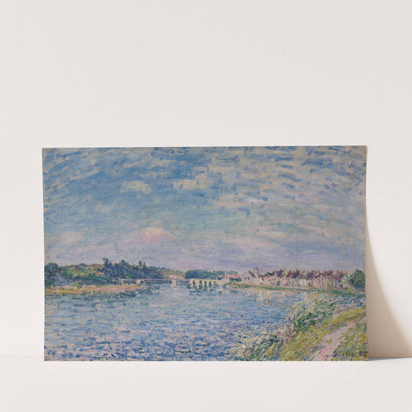La Seine à Saint-Mammès, le soir (1885) by Alfred Sisley