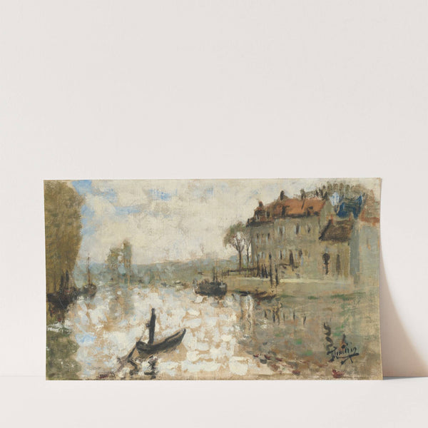 La Seine à St. Monance (1932-1938) by Pierre-Eugène Montézin