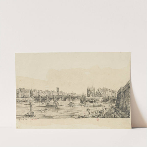 La Seine au-dessous du Pont-Neuf by Alexandre Prévost