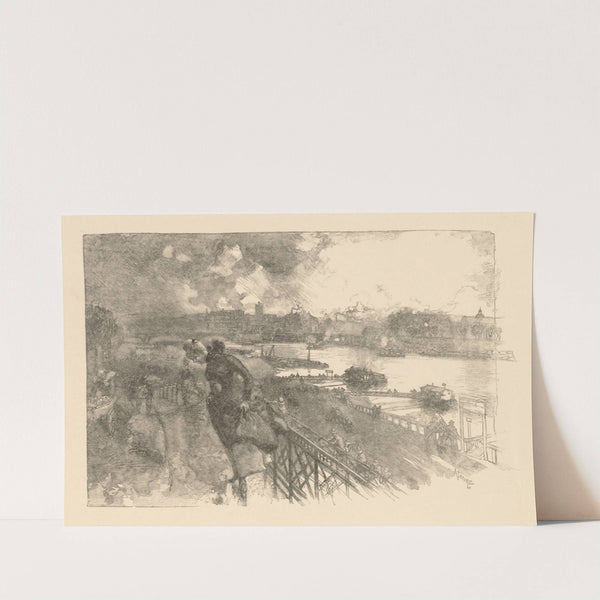 La Seine au Pont d’Austerlitz (1866) by Auguste Louis Lepère