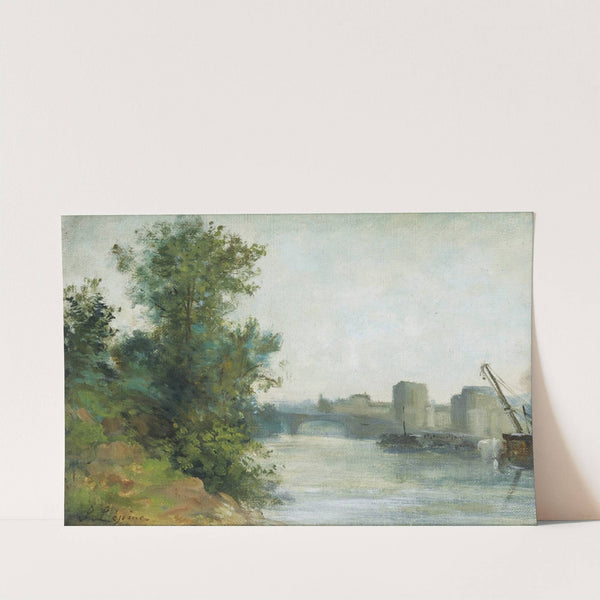 La Seine au pont de Neuilly by Stanislas Lépine