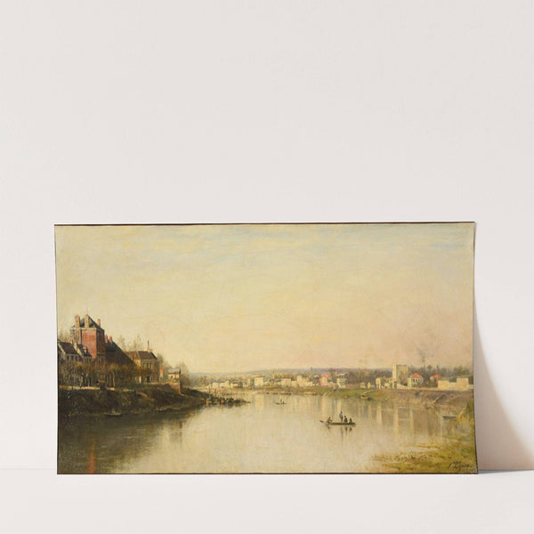 La Seine devant Saint-Denis (1869) by Stanislas Lépine
