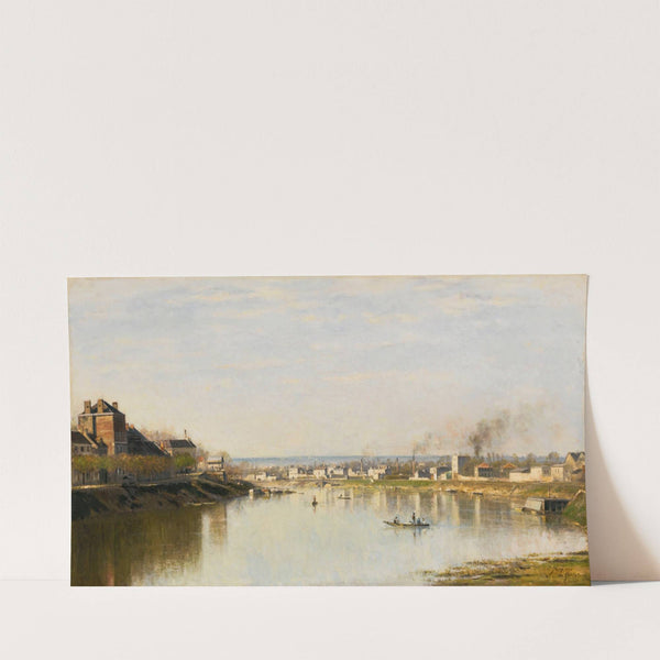 La Seine Devant Saint-Denis by Stanislas Lépine