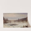 La Seine et le Pont des Arts, en janvier 1848 (1848) by Jean-Jacques Champin