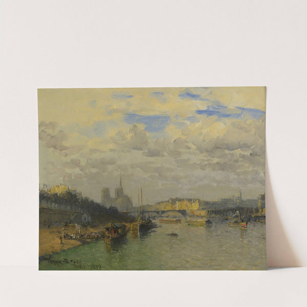La Seine et Notre Dame by Frank Myers Boggs