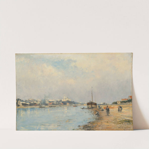 La Seine. Le Trocadéro et le pont de Grenelle, vus du quai de Javel by Stanislas Lépine