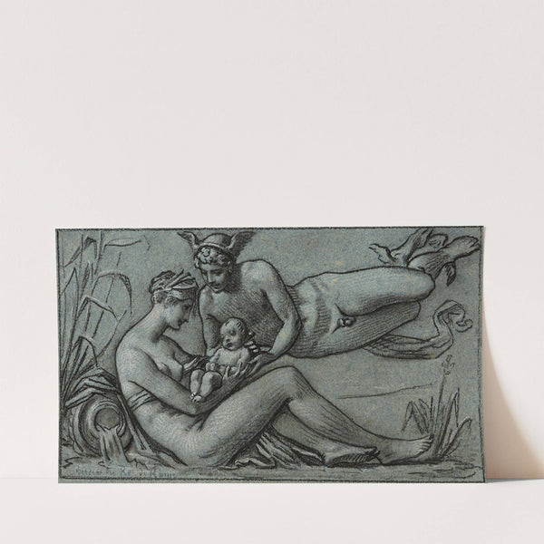 La Seine reçoit dans ses bras l’enfant que les dieux lui confient (1800) by Pierre-Paul Prud'''hon