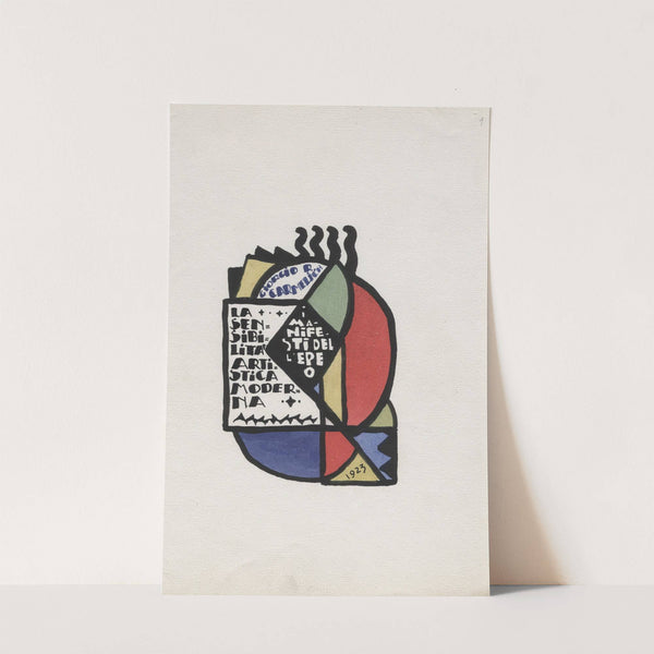 La sensibilita artistica moderna by Giorgio Riccardo Carmelich